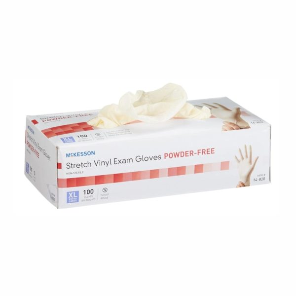 Procure Stretch Vinyl Exam Gloves Medium - Box
