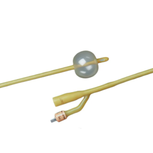BARDIA Foley Catheter Silicone Coated Latex 2-Way 16fr 5cc - 12ea/bx BOX