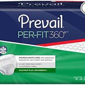 Per-Fit 360 Briefs Size 1 Medium Waist Size 26" to 48" - 20ea/pk 4pk/cs