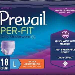 Prevail Per-Fit Protective Underwear Large - 18ea/pk 4pk/cs