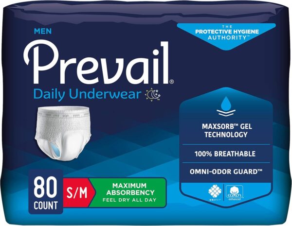 Prevail Per-Fit Protective Underwear Medium - 20ea/pk 4pk/cs