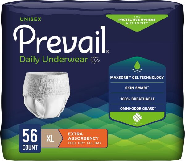 Prevail Per-Fit Protective Underwear X-Large - 14ea/pk 4pk/cs