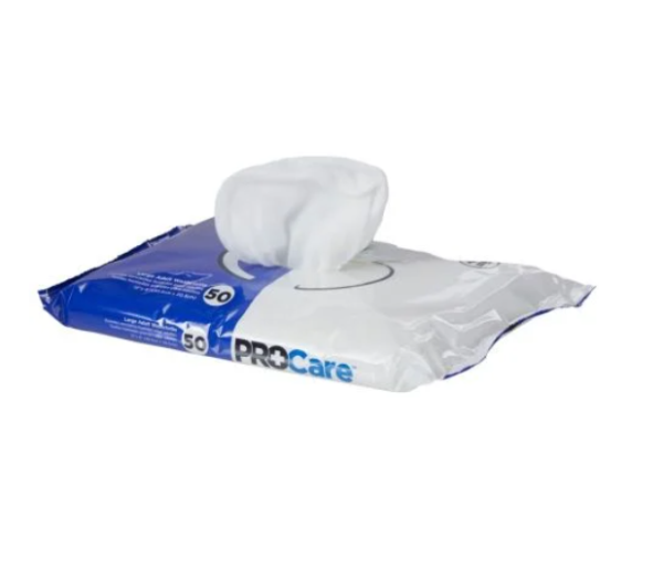 ProCare Adult Moist Washcloth Soft Pack Peel Back Top - 96ea/pk 6pk/cs - Image 3