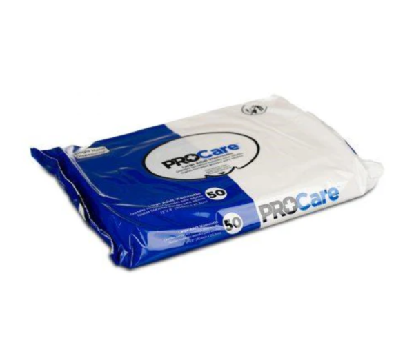ProCare Adult Moist Wipe Washcloth Soft Pack - 50ea/pk 12pk/cs (600ct)