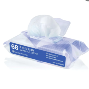 ProCure Wipes Premoistened Washcloth Soft Pack Peel Back Top 8"x 12" - 68ea/pk 12pk/cs